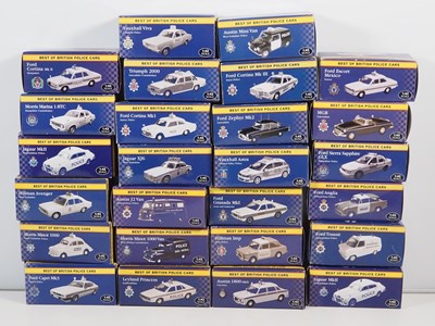 Lot 372 - A group of ATLAS EDITIONS 1:43 scale police...