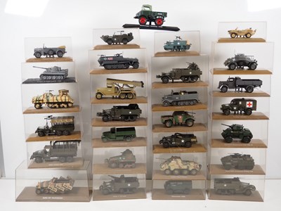 Lot 377 - A group of diecast military vehicles, mostly...