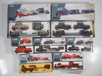 Lot 384 - A group of CORGI 'Heavy Haulage' lorries and...