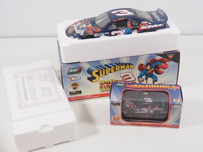Lot 404 - A pair of ERTL diecast Nascar race cars...