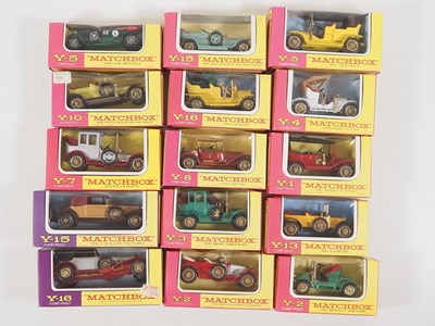 Lot 411 - A quantity of MATCHBOX Models of Yesteryear in...