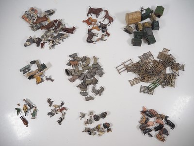 Lot 420 - A selection of BRITAINS diecast figures and...