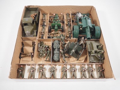 Lot 429 - A tray of BRITAINS military figures, vehicles...