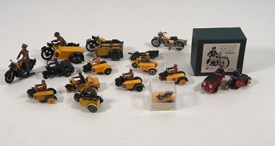 Lot 432 - A group of diecast motorbike models by DINKY,...