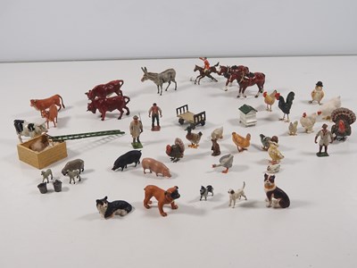 Lot 457 - A group of BRITAINS diecast figures, animals...