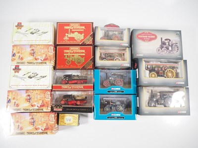 Lot 460 - A group pf diecast Traction Engines and Steam...