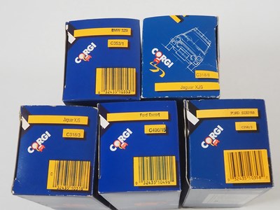 Lot 485 - A mixed group of CORGI diecast cars and vans...