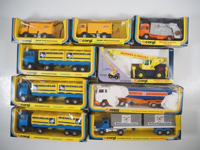 Lot 490 - A group of CORGI diecast lorries and trucks -...