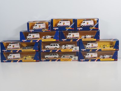 Lot 492 - A group of CORGI 'Racing Team' sets and Racing...