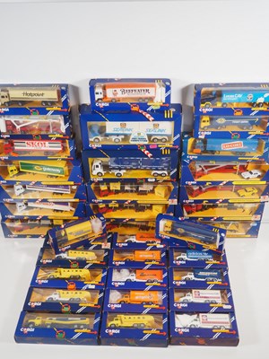 Lot 496 - A large quantity of CORGI delivery trucks -...