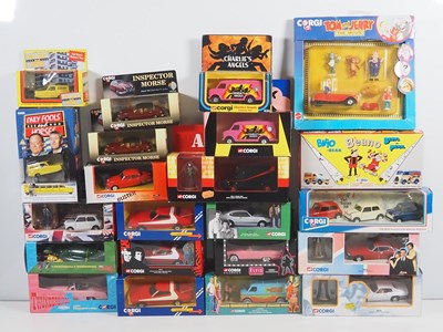 Lot 504 - A large quantity of CORGI, TV and film related...
