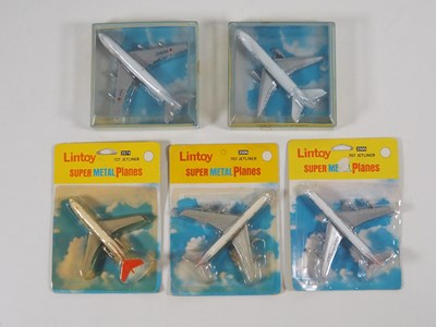 Lot 510 - A group of early LINTOY diecast Civilian...