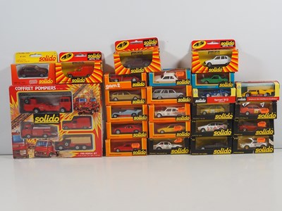 Lot 511 - A large group of SOLIDO diecast cars and other...