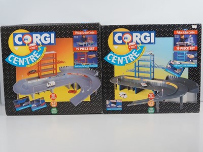 Lot 529 - A pair of CORGI Centre Playsets comprising a...