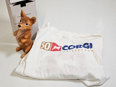 Lot 534 - A CORGI shop display plastic/resin CORGI dog...