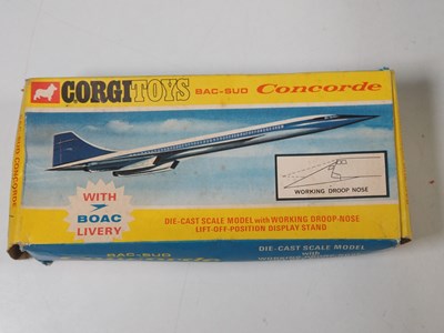 Lot 540 - A group of CORGI Concorde models comprising an...