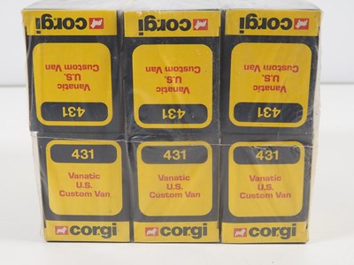 Lot 567 - A CORGI trade pack containing x6 #431 Vanatic...