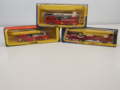 Lot 583 - A group of CORGI Fire Trucks comprising #1120,...
