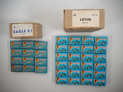 Lot 587 - A pair of early POLITOYS Penny Brand Formula 1...