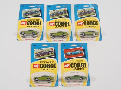 Lot 593 - A group of CORGI JUNIORS USA issue (55 cents...