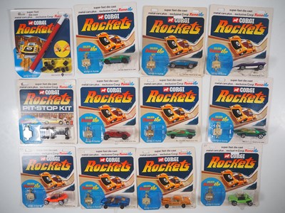 Lot 599 - A group of CORGI Rockets all sealed on...