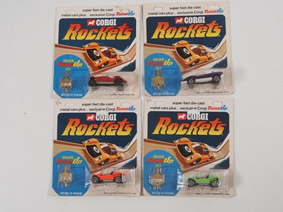 Lot 599 - A group of CORGI Rockets all sealed on...