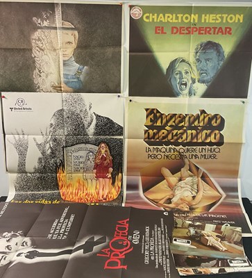 Lot 370 - A group of Spanish one sheet horror film...