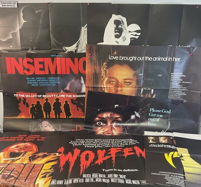 Lot 406 - A group of UK Quad horror film posters...