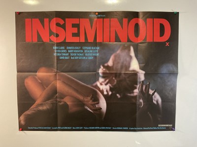 Lot 406 - A group of UK Quad horror film posters...