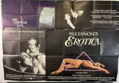 Lot 292 - A group of UK Quad film posters for 'X' rated...