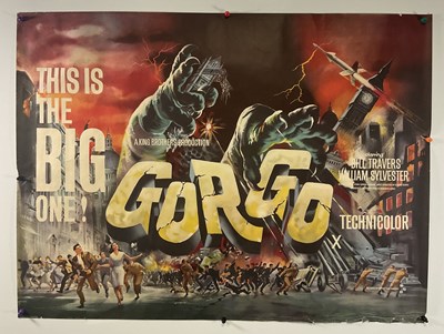 Lot 407 - GORGO (1961) UK Quad film poster, British...