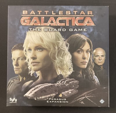 Lot 613 - BATTLESTAR GALACTICA THE BOARD GAME PEGASUS...