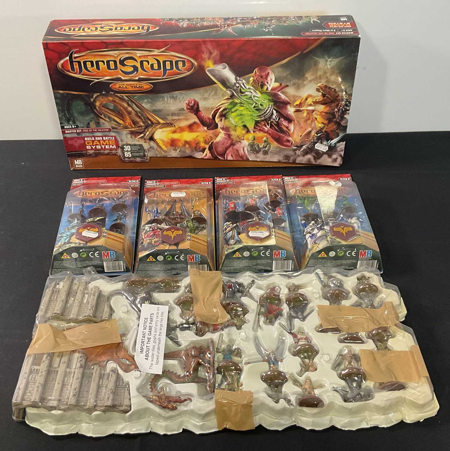 Lot 608 - A group of HEROSCAPE RPG Board games and...