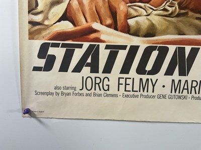 Lot 190 - STATION SIX SAHARA (1963) UK Quad film poster,...