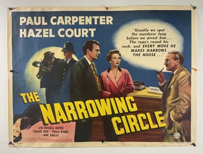 Lot 34 - THE NARROWING CIRCLE (1956) UK Quad film...