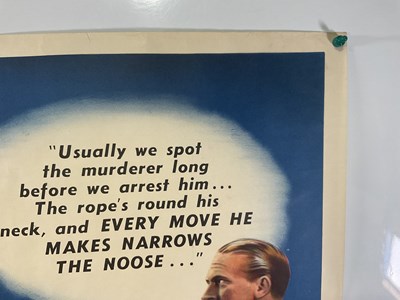 Lot 34 - THE NARROWING CIRCLE (1956) UK Quad film...