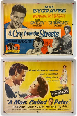 Lot 188 - A MAN CALLED PETER (1955) UK Quad film poster,...