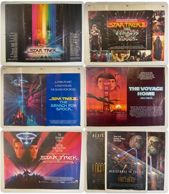 Lot 326 - STAR TREK - A group of Star Trek movie UK Quad...