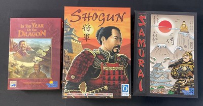 Lot 593 - A group of War / Asian setting RPG board games...