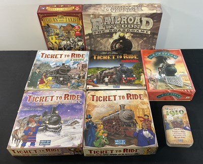 Lot 586 - A group of travel RPG board games comprising...
