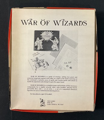 Lot 596 - WAR OF WIZARDS (1977) 3rd printing, TSR Games...
