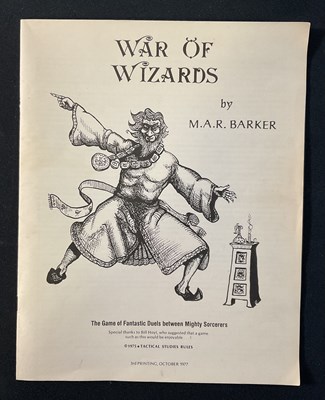 Lot 596 - WAR OF WIZARDS (1977) 3rd printing, TSR Games...