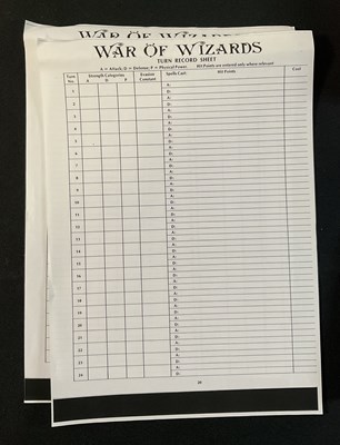 Lot 596 - WAR OF WIZARDS (1977) 3rd printing, TSR Games...