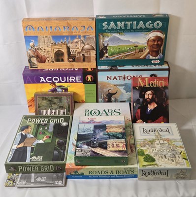 Lot 605 - A group of economy themed RPG Board Games...