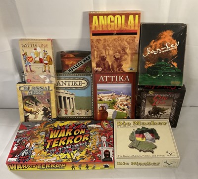 Lot 583 - A group of War / Strategy RPG Board Games...