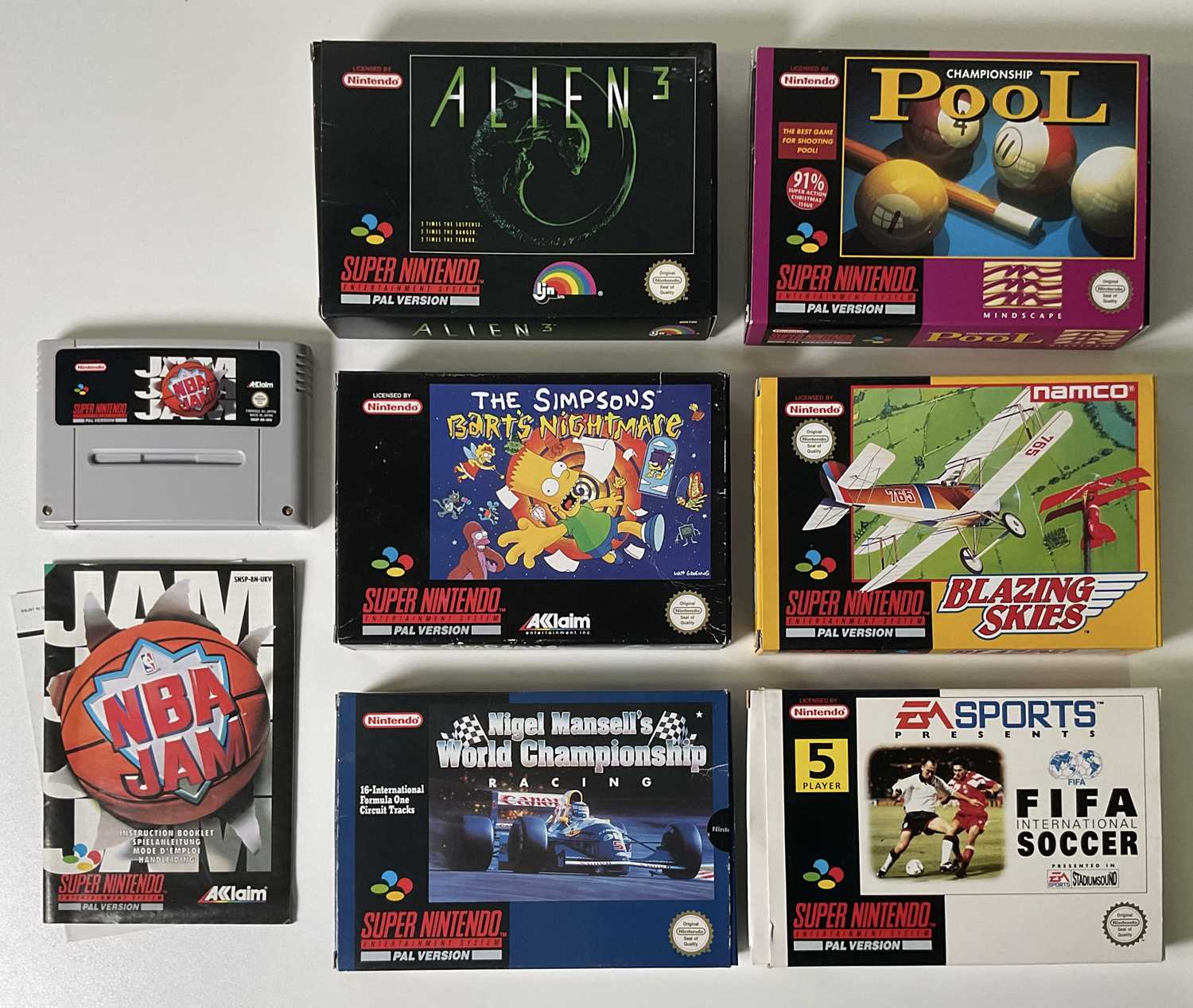 Lot 661 - A group of SUPER NINTENDO (SNES) games...