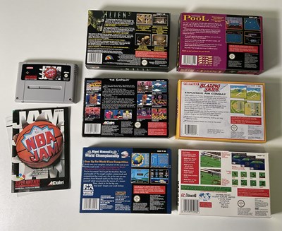 Lot 661 - A group of SUPER NINTENDO (SNES) games...