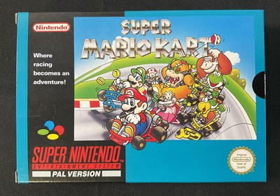 Lot 630 - SUPER MARIO KART (1992) Super Nintendo video...