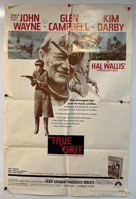 Lot 261 - TRUE GRIT (1969) US One sheet for the classic...
