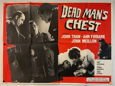 Lot 115 - DEAD MAN'S CHEST (1965) UK Quad film poster,...